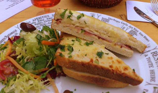 Croque Monsieur, fransk sandwich